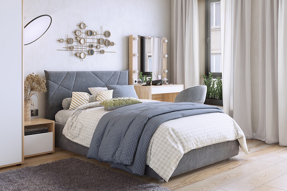 Кровать полутораспальная Бест