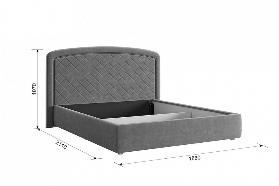 Кровать двуспальная Сильва 2