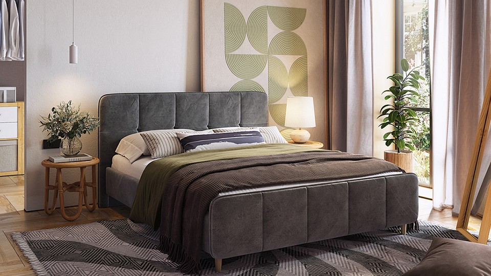 Кровать двуспальная Грета