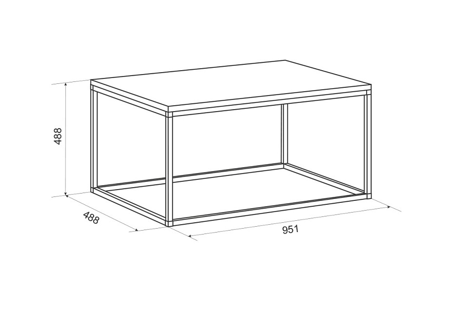 Стол журнальный Лофт