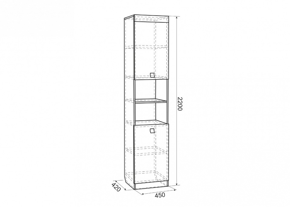 Шкаф комбинированный Энерджи