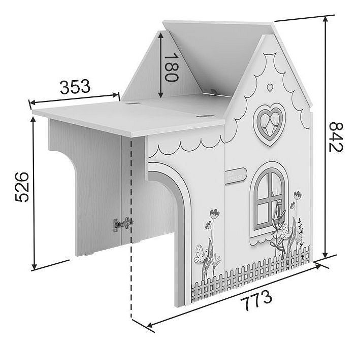 Стол письменный Домик