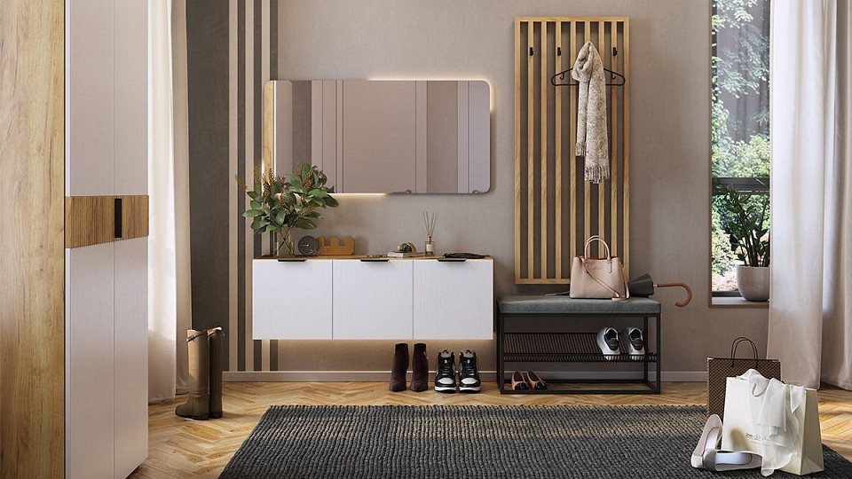 Вешалка настенная Бери