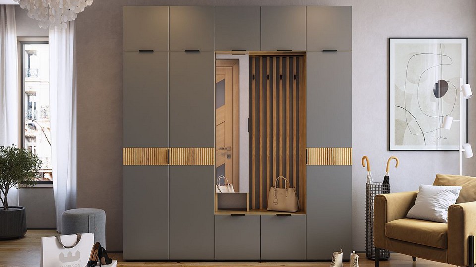 Шкаф платяной Бери