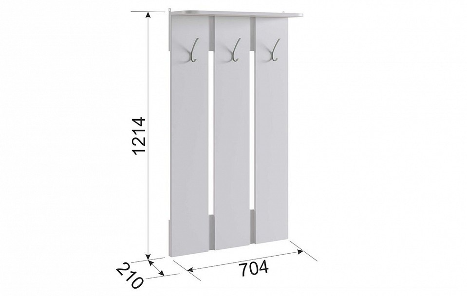 Вешалка-полка Реал 1