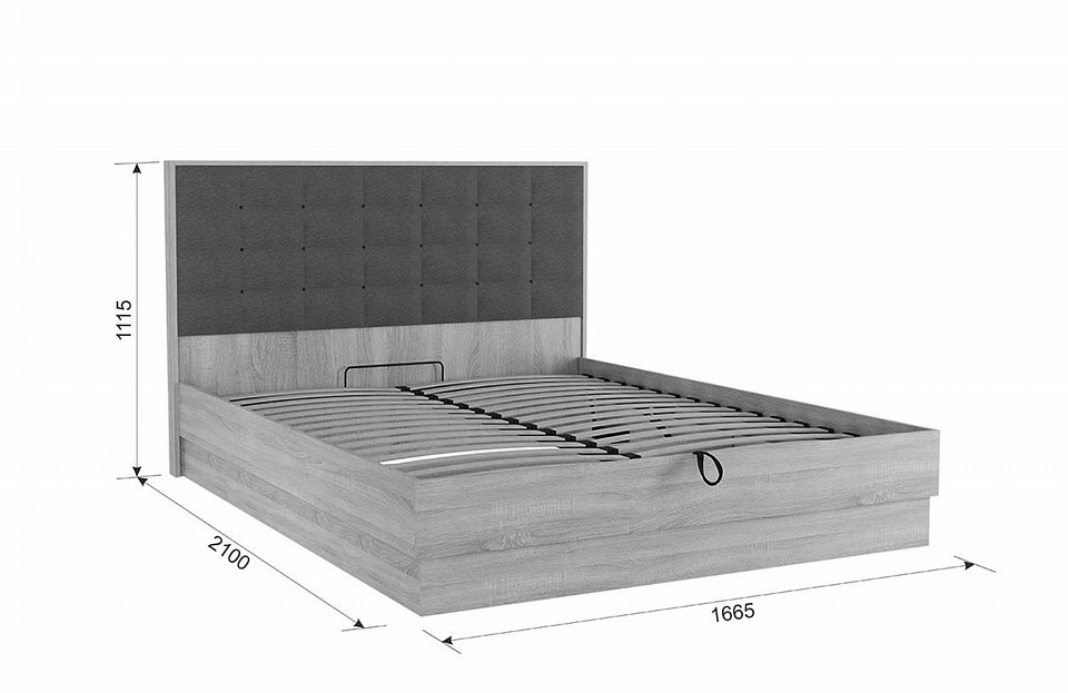Кровать двуспальная Николь