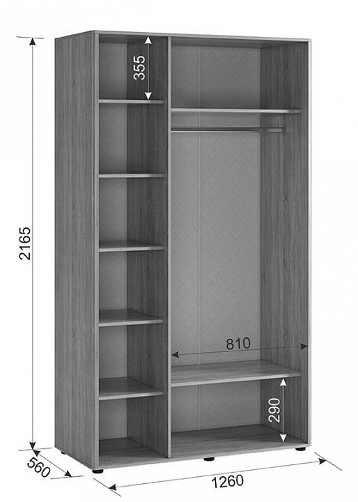 Шкаф платянной Зара