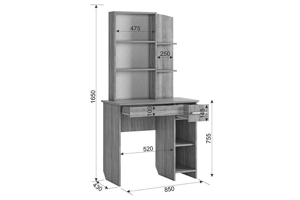 Стол туалетный Виктория-1