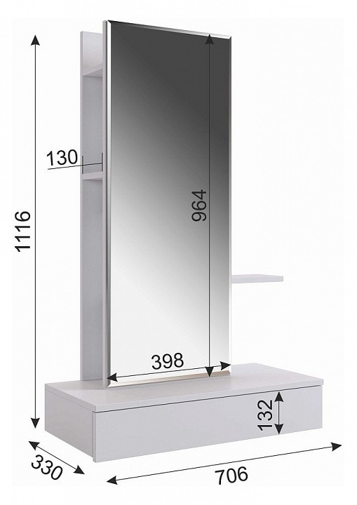 Стол туалетный Мария stm-01.0133