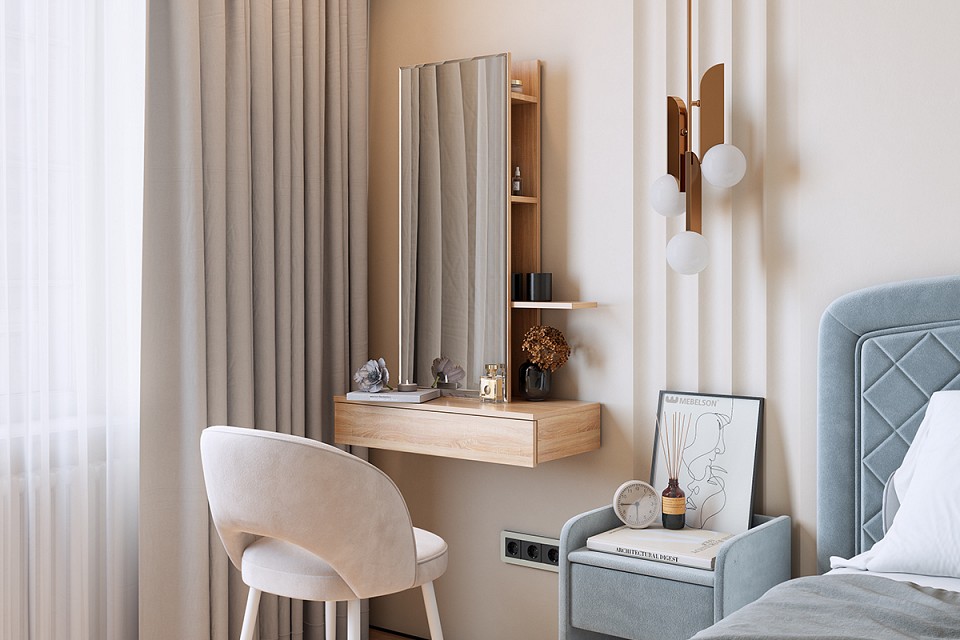 Стол туалетный Мария stm-01.1544