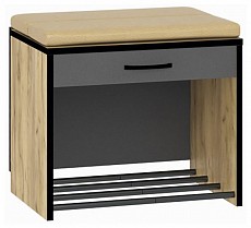 Банкетка-стеллаж для обуви Ольга-ло...