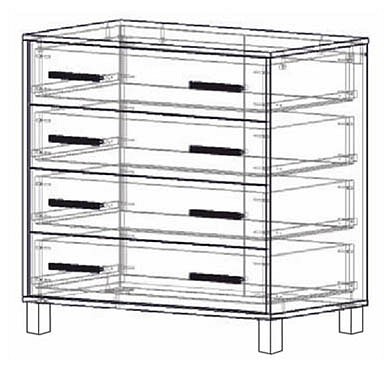 Комод Лофт-8