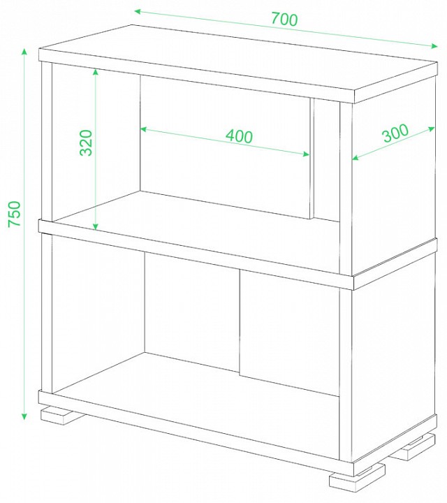 Стеллаж СБ-10-2