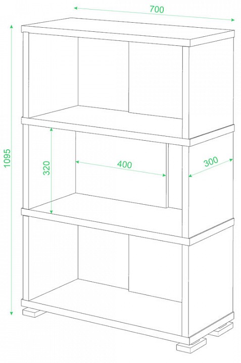 Стеллаж СБ-10-3