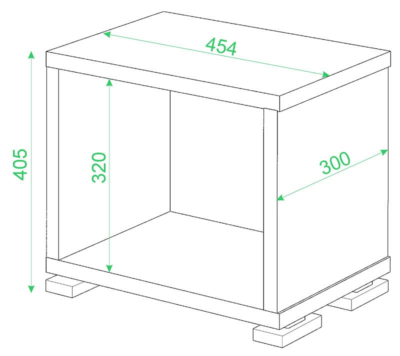 Стеллаж-колонка Домино Лайт СБ-15-1