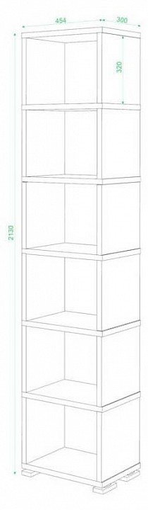 Стеллаж-колонка Домино СБ-15-6