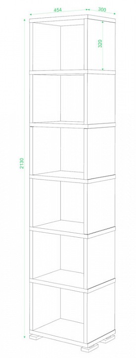 Стеллаж-колонка СБ-15-6