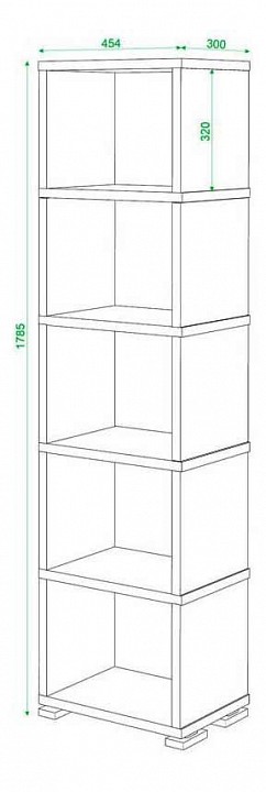 Стеллаж Домино СБ-15-5