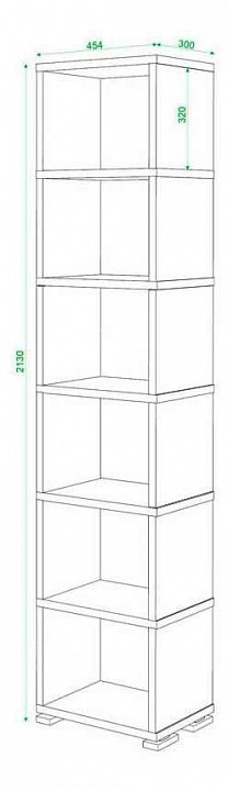 Стеллаж Домино СБ-15-6