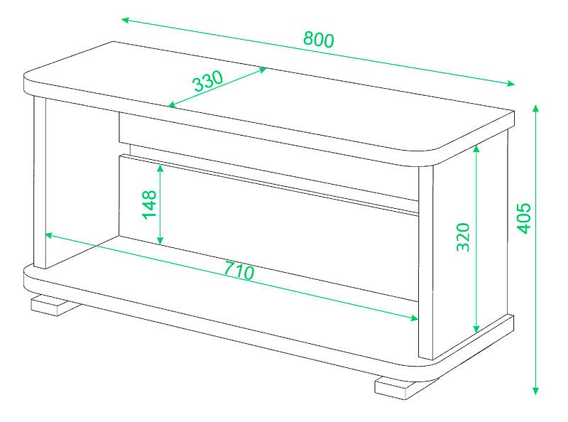Стеллаж Домино СБ-25-1