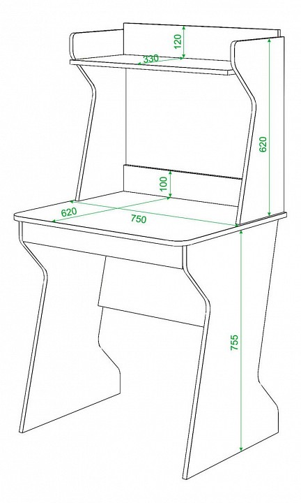 Стол компьютерный Домино СК-11