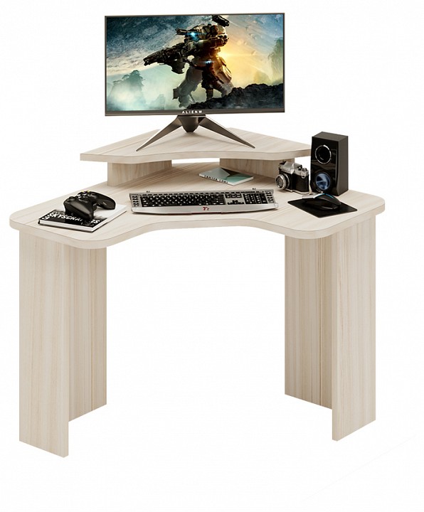 Стол компьютерный Домино lite СКЛ-ИгрУгл100-НКИЛ-УГЛ