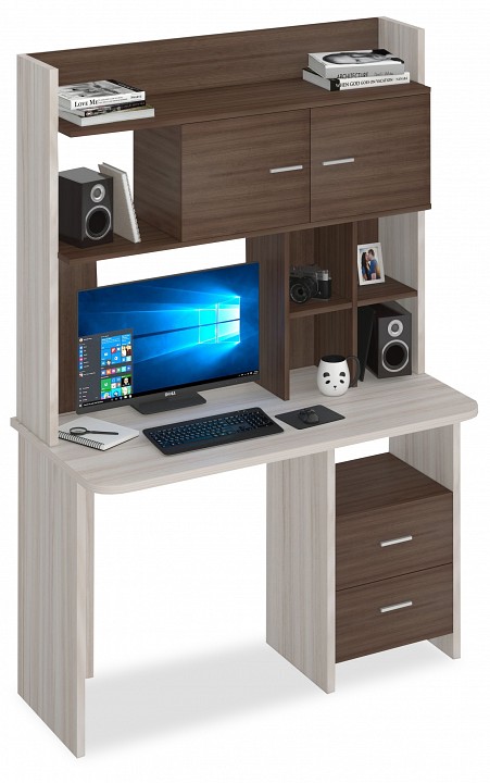 Стол компьютерный Домино lite СКЛ-Прям120Р-НКЛХ-120