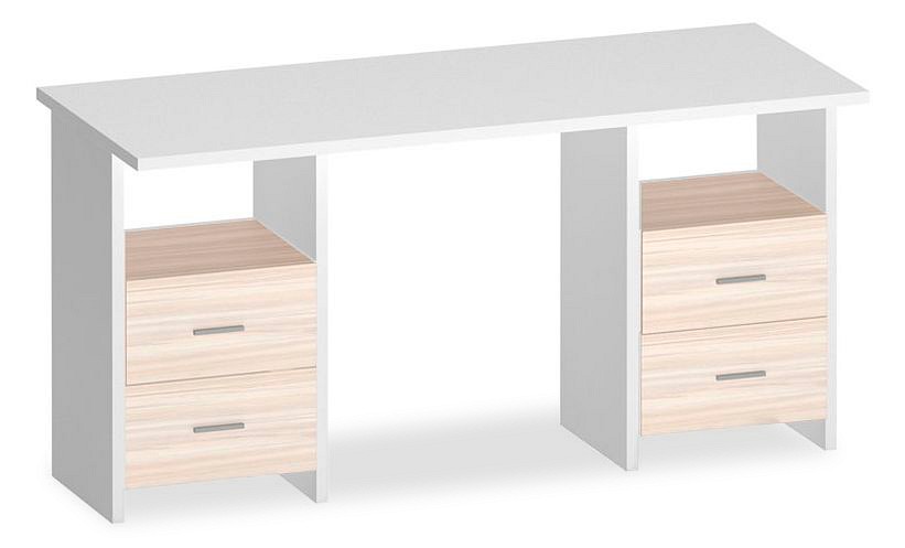 Стол компьютерный Домино lite СКЛ-Прям150-2ТЯЛ БЕК