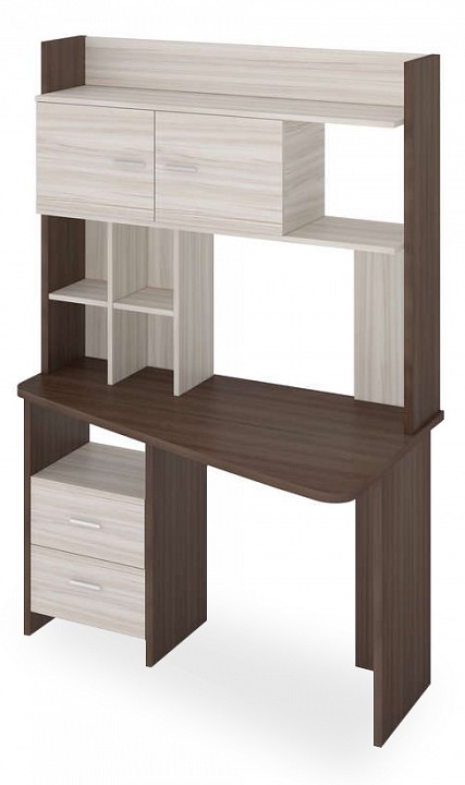 Стол компьютерный Домино lite СКЛ-Трап120-НКЛХ-120 ШК ПРАВ