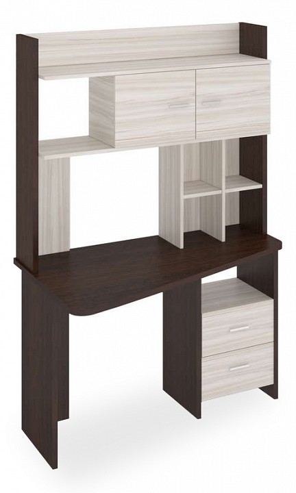 Стол компьютерный Домино lite СКЛ-Трап120-НКЛХ-120 ВК ЛЕВ