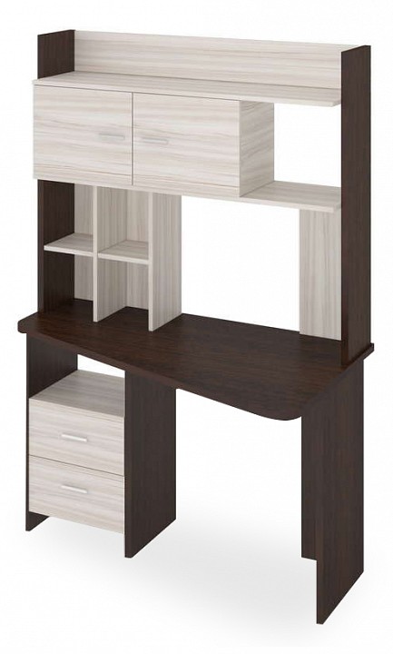 Стол компьютерный Домино lite СКЛ-Трап120-НКЛХ-120