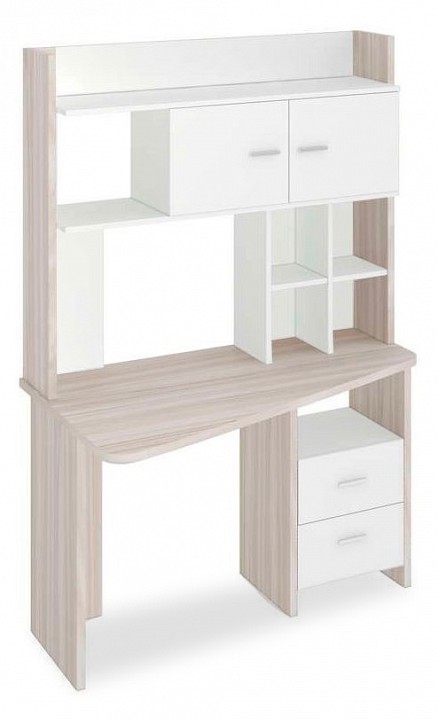 Стол компьютерный Домино lite СКЛ-Трап120-НКЛХ-120 КБЕ ЛЕВ