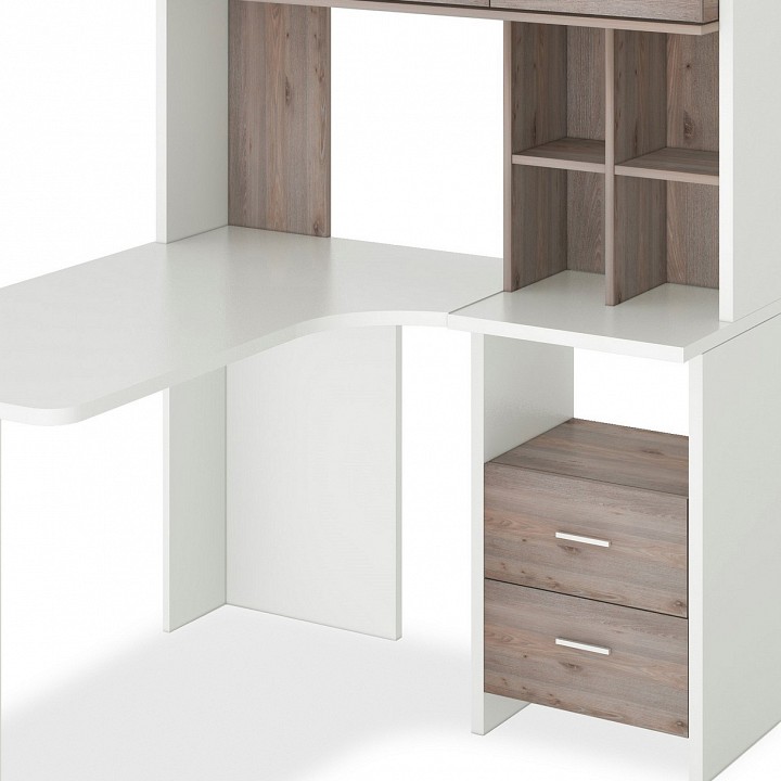 Стол компьютерный Домино Лайт СКЛ-Угл130-НКЛХ120