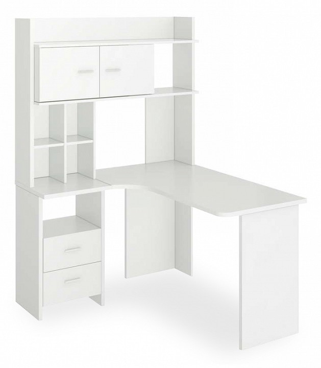 Стол компьютерный Нельсон lite СКЛ-Угл130-НКЛХ-120 БЕ ЛЕВ