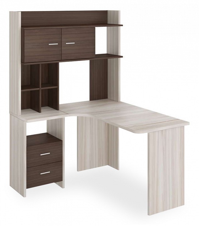 Стол компьютерный Домино lite СКЛ-Угл130-НКЛХ-120 КШ ЛЕВ