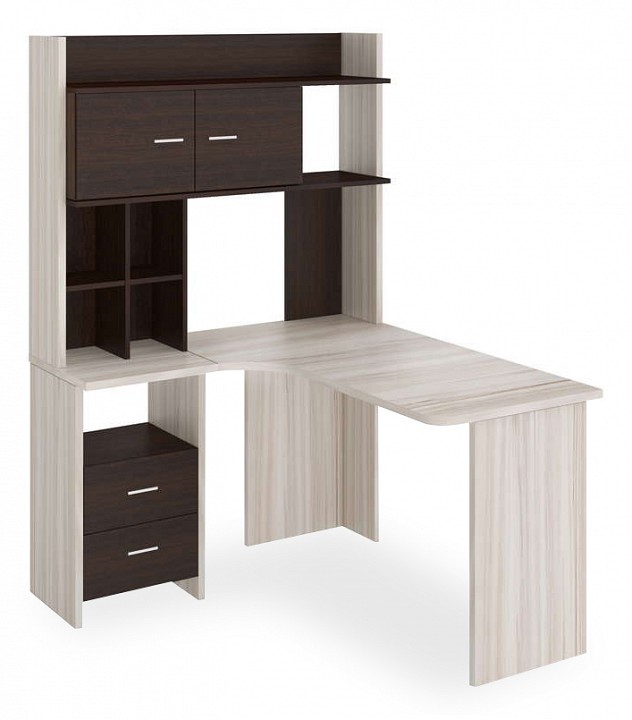 Стол компьютерный Домино lite СКЛ-Угл130-НКЛХ-120 КВ ЛЕВ