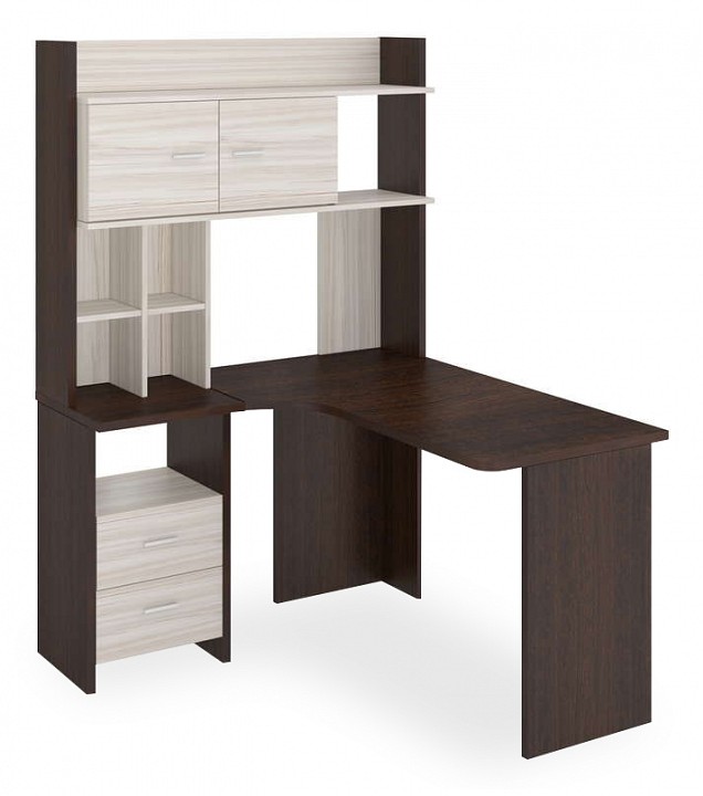 Стол компьютерный Домино lite СКЛ-Угл130-НКЛХ-120 ВК ЛЕВ