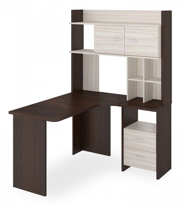 Стол компьютерный Домино lite СКЛ-Угл130-НКЛХ-120 ВК ПРАВ