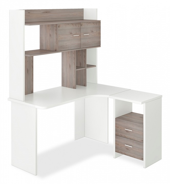 Стол компьютерный Домино Лайт СКЛ-Угл130-НКЛХ130