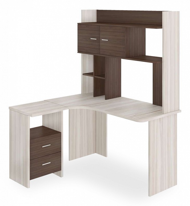 Стол компьютерный Домино lite СКЛ-Угл130-НКЛХ-130 КШ ЛЕВ