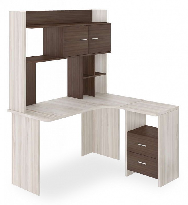 Стол компьютерный Домино lite СКЛ-Угл130-НКЛХ-130 КШ ПРАВ