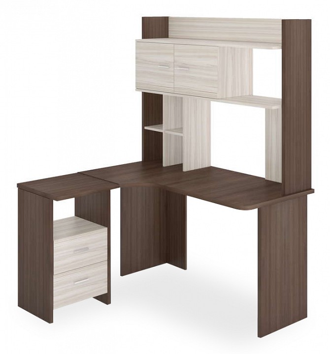 Стол компьютерный Домино lite СКЛ-Угл130-НКЛХ-130 ШК ЛЕВ