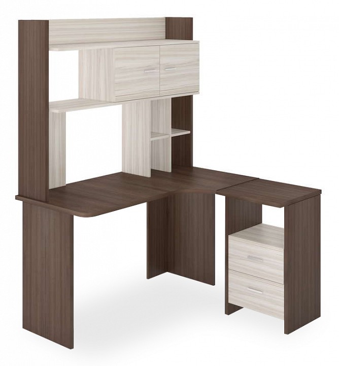 Стол компьютерный Домино lite СКЛ-Угл130-НКЛХ-130 ШК ПРАВ