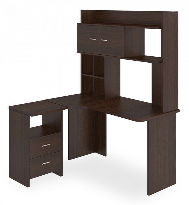 Стол компьютерный Домино lite СКЛ-Угл130-НКЛХ-130 В ЛЕВ