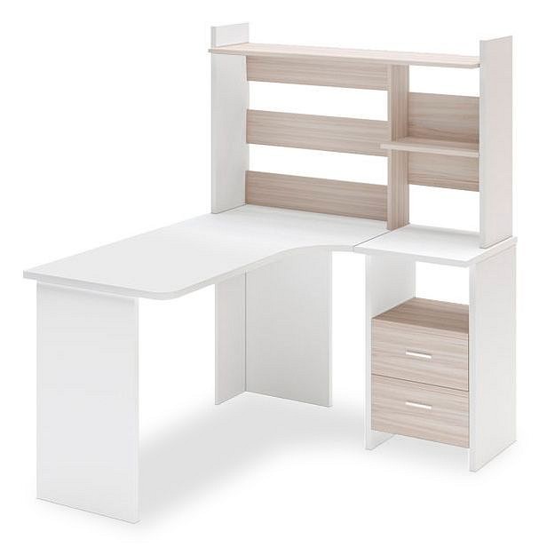 Стол компьютерный Домино lite СКЛ-Угл130-НКЛ-120 БЕК ПРАВ