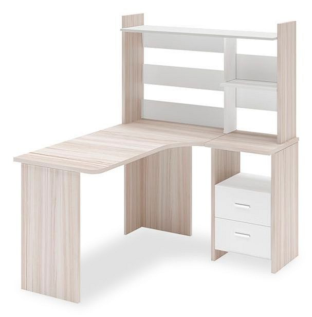 Стол компьютерный Домино lite СКЛ-Угл130-НКЛ-120 КБЕ ПРАВ