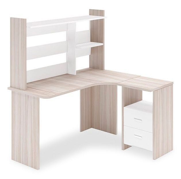 Стол компьютерный Домино lite СКЛ-Угл130-НКЛ-130 КБЕ ПРАВ