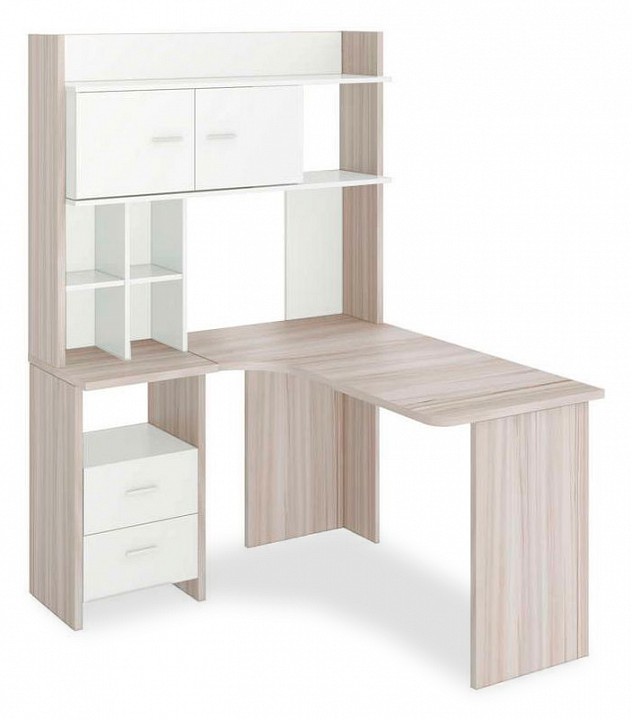 Стол компьютерный Домино lite СКЛ-Угл130-НКЛХ-120 КБЕ ЛЕВ