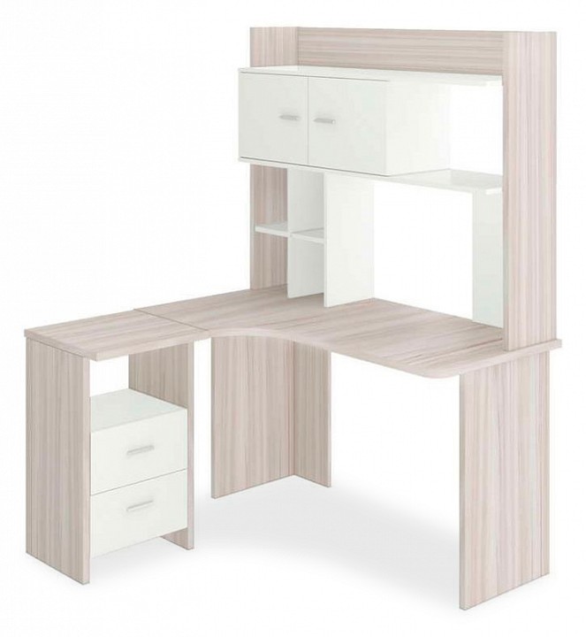 Стол компьютерный Домино lite СКЛ-Угл130-НКЛХ-130 КБЕ ЛЕВ