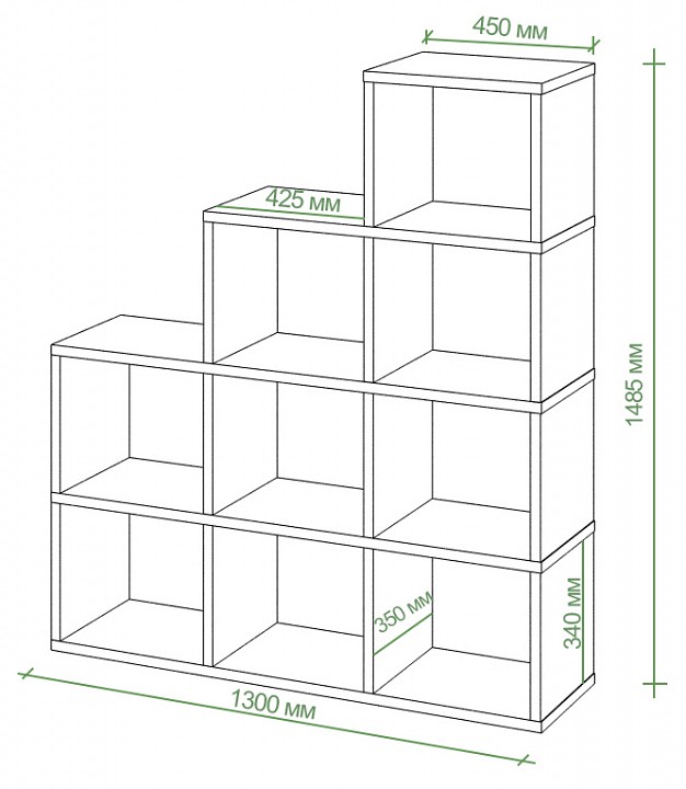Стеллаж Бартоло СЛД 4